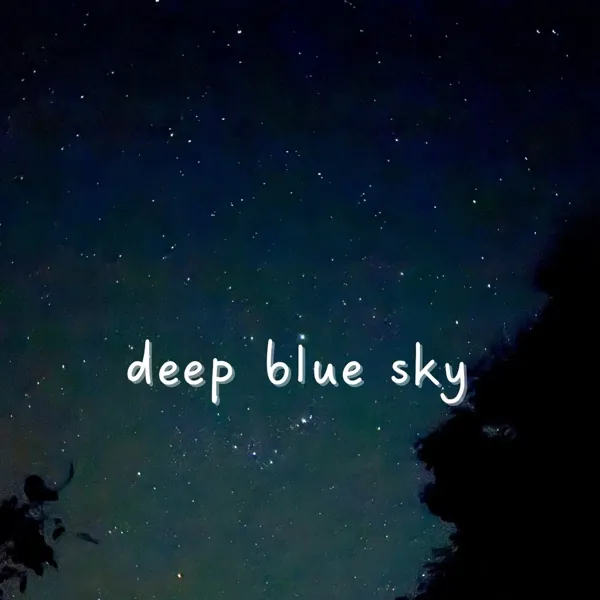 deep blue sky